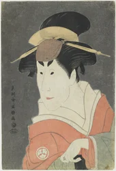Osagawa Tsuneyo II dans un rôle féminin, 1794